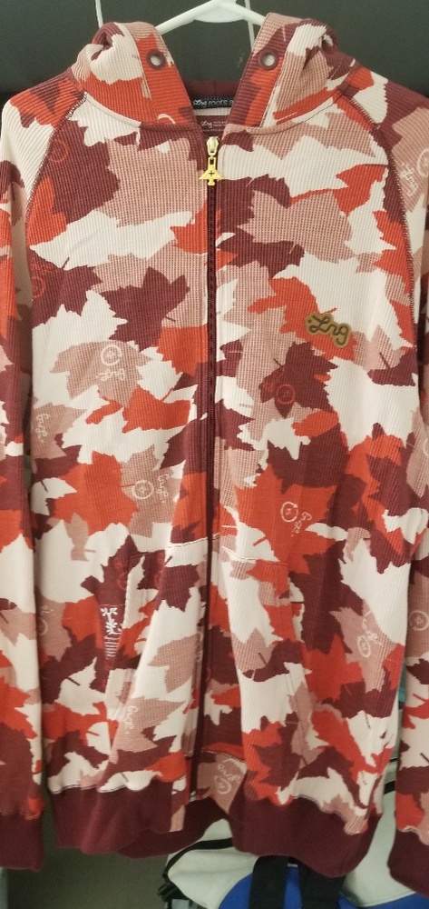 LRG Red Leaf Camo Hooded Sweatshirt